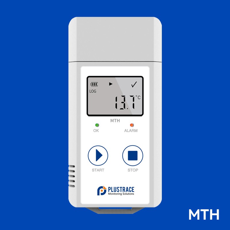 Registrador de dados de temperatura e umidade de uso múltiplo